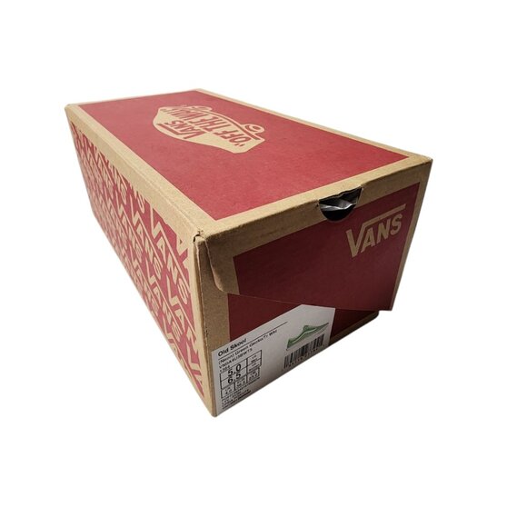 Vans Old Skool (Neon) Gecko Green True White Casual Shoes Sneakers 5.0M/6.5W - Picture 8 of 8